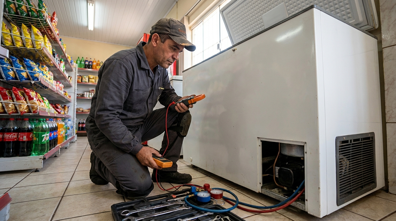 Conserto de placa eletrônica de freezer em Taubaté‑SP